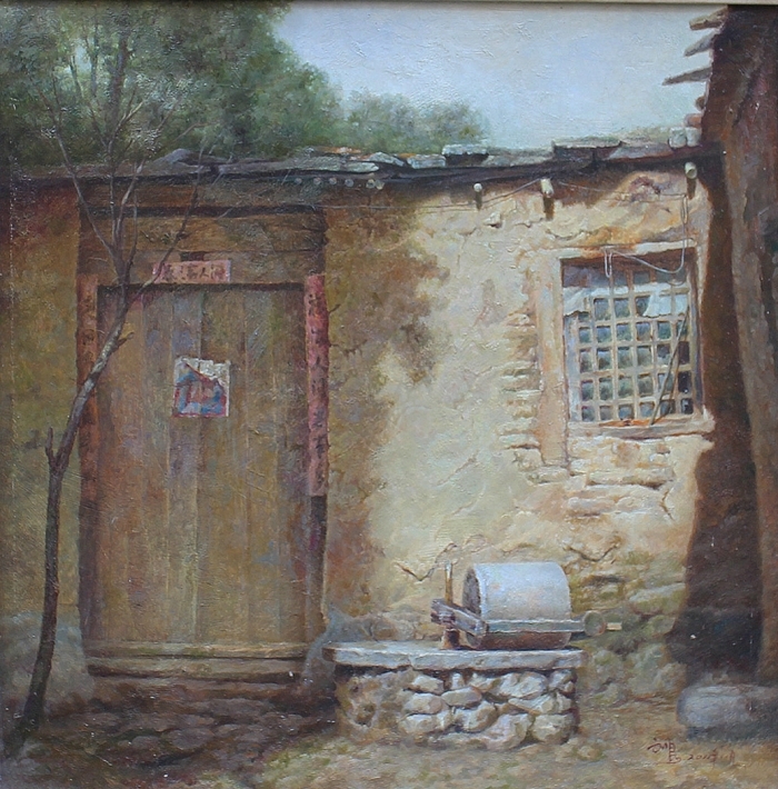Singing Palette's Contemporary Oil Painting - Old House