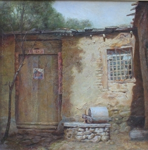 Contemporary Artwork by Singing Palette - Old House
