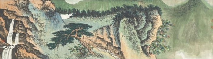 Xie Zhiliu’s Traditional Chinese Painting Landscape of Sichuan Was Sold for 5.08 Millions HK Dollars