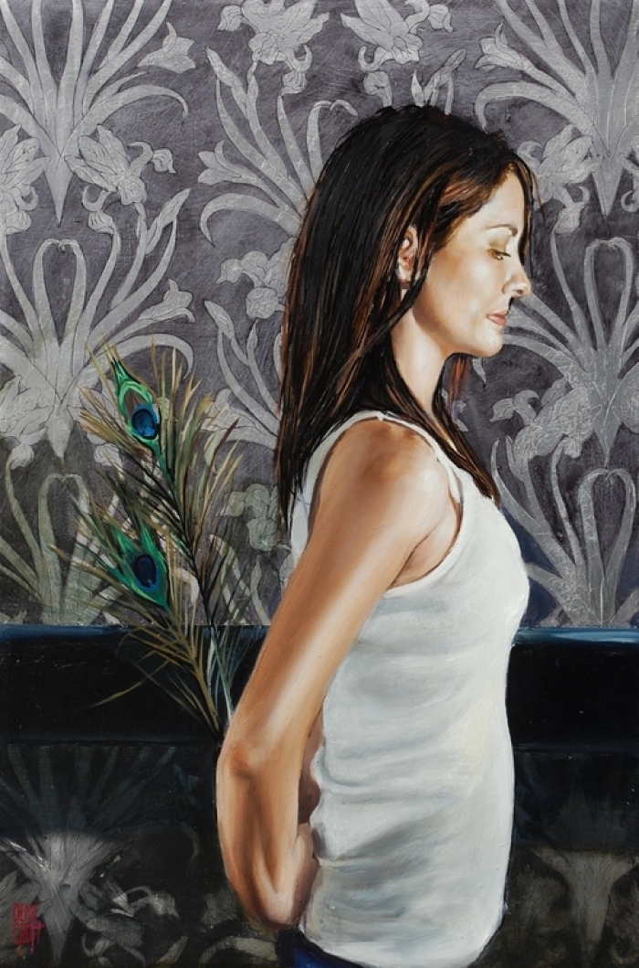 Dene Croft Gallery's Contemporary Oil Painting - Caroline