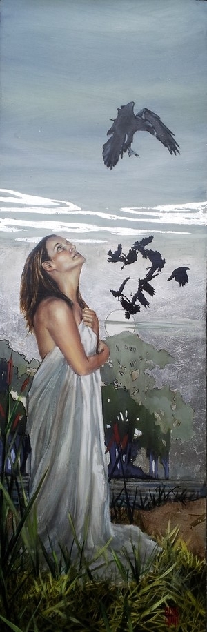 Contemporary Artwork by Dene Croft Gallery - Crows