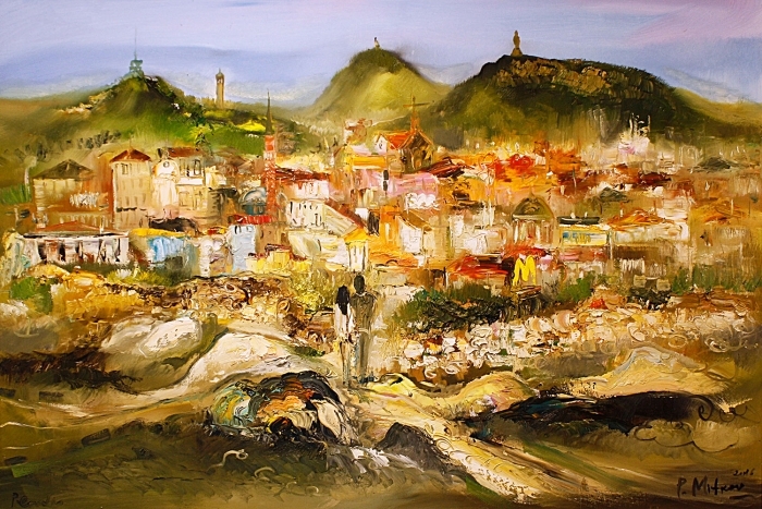 Pavel Mitkov's Contemporary Oil Painting - Plovdiv