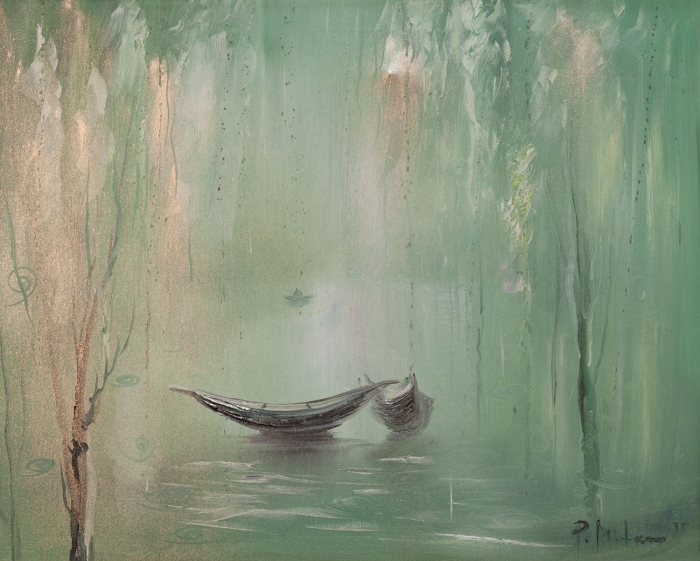 Pavel Mitkov's Contemporary Oil Painting - Quiet Morning