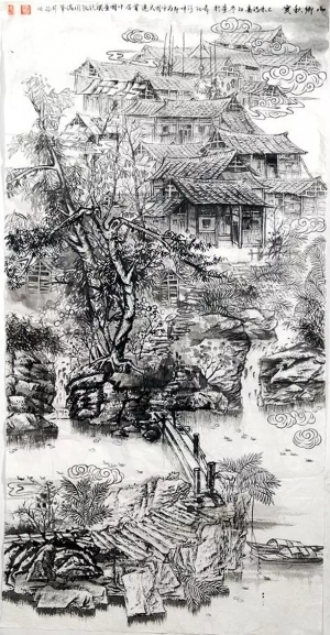 Contemporary Chinese Painting - Hometown