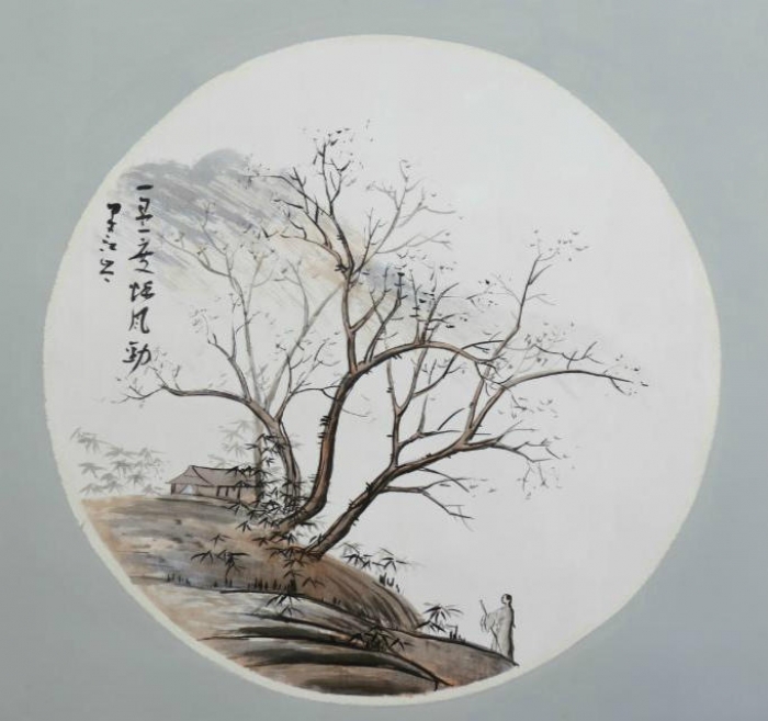 Song Jiangcen's Contemporary Chinese Painting - Hermit