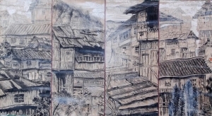 Contemporary Chinese Painting - Stockade Village