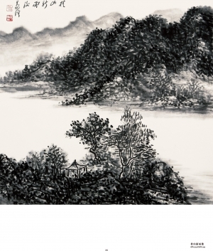 Contemporary Chinese Painting - After First Spring Rain in Guishan Mountain