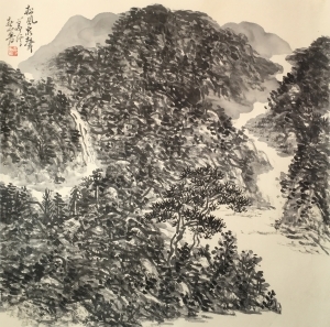 Contemporary Artwork by Hefeng Hall Gallery - Landscape 2