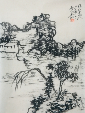 Contemporary Artwork by Hefeng Hall Gallery - Chinese Landscape