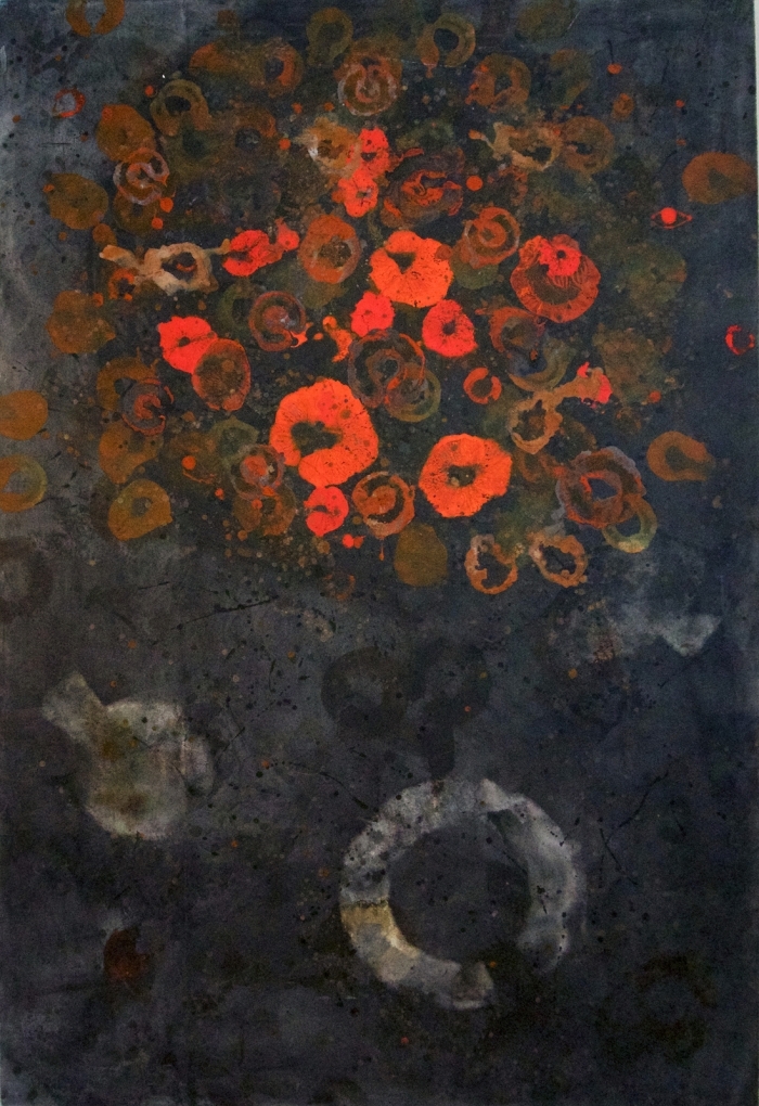 E-Moderne Gallerie's Contemporary Oil Painting - Poppies