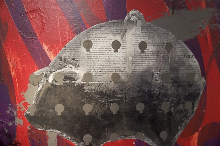 E-Moderne Gallerie's Contemporary Oil Painting - Spotted Pigs