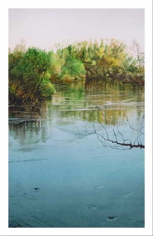 Contemporary Artwork by Valeriy Grachov - Spring flood