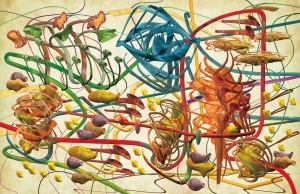 Contemporary Artwork by Ryota Matsumoto  - Quantized Crackles of Emotional Scales