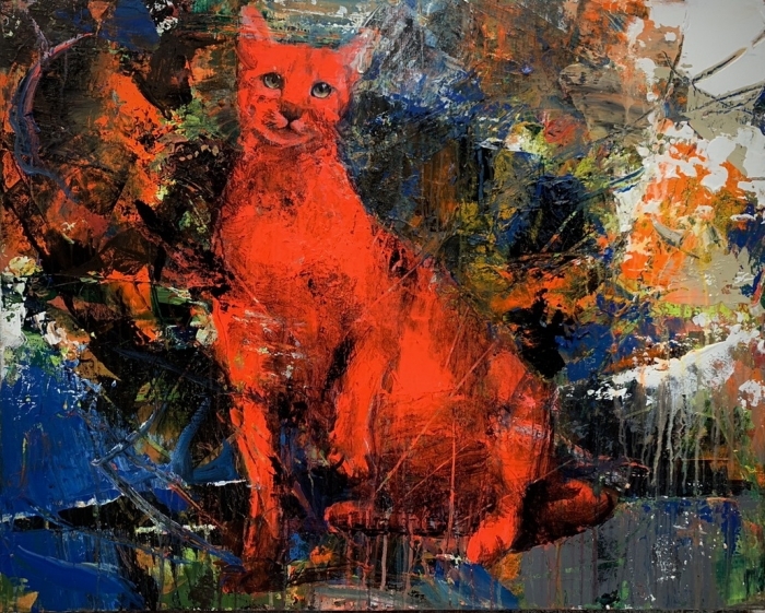 Michael Chen's Contemporary Various Paintings - Cat
