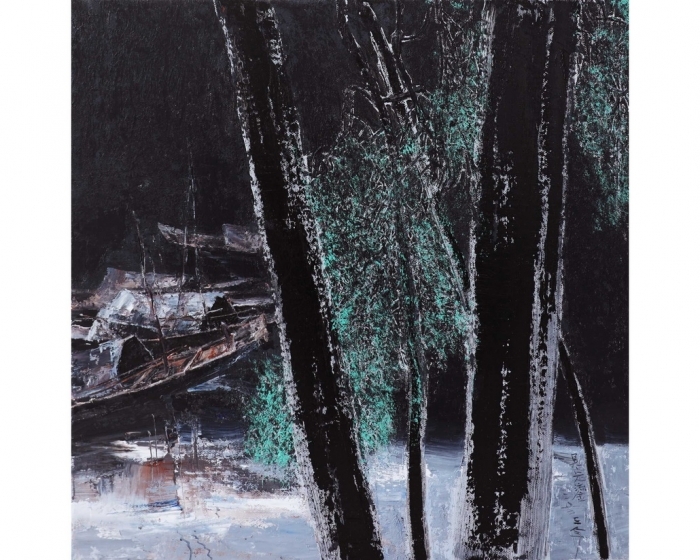 Wu Dingliu's Contemporary Various Paintings - The Night