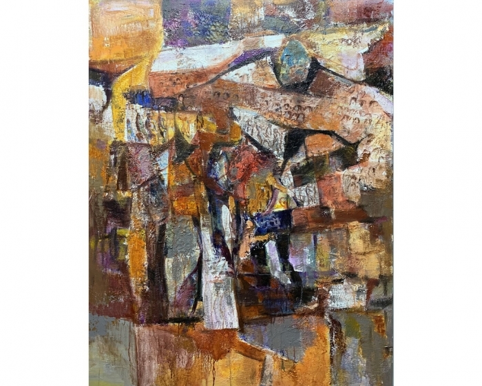 Zhuo Zhaohui's Contemporary Oil Painting - Territory NO11 Abstract Art