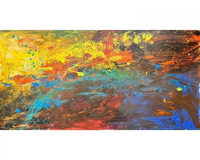 Sofia Laurent's Contemporary Oil Painting - Abstract Expressionist 8