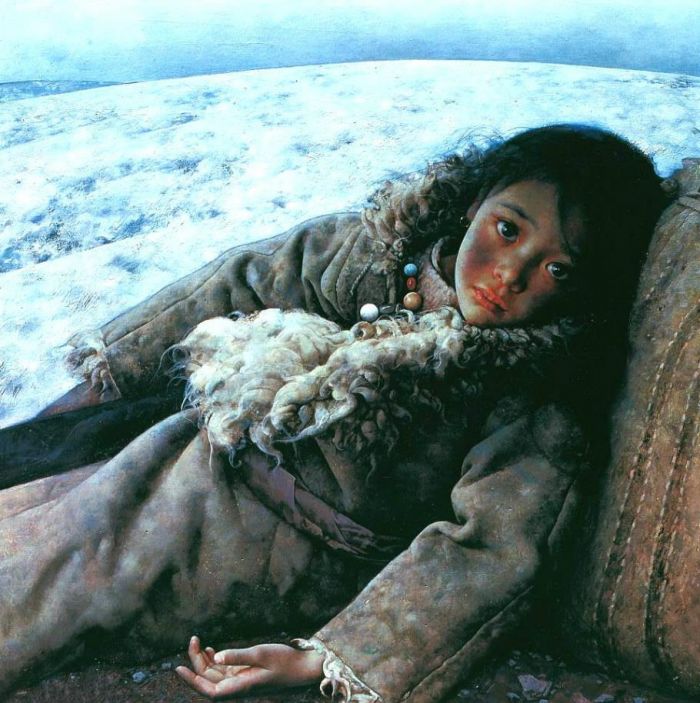 Ai Xuan's Contemporary Oil Painting - Quiet tundra