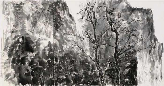 An Shun's Contemporary Chinese Painting - Landscape 2
