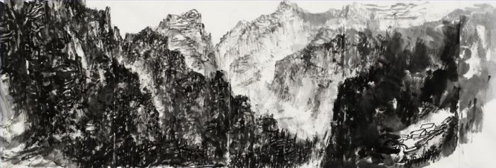 An Shun's Contemporary Chinese Painting - Landscape 4
