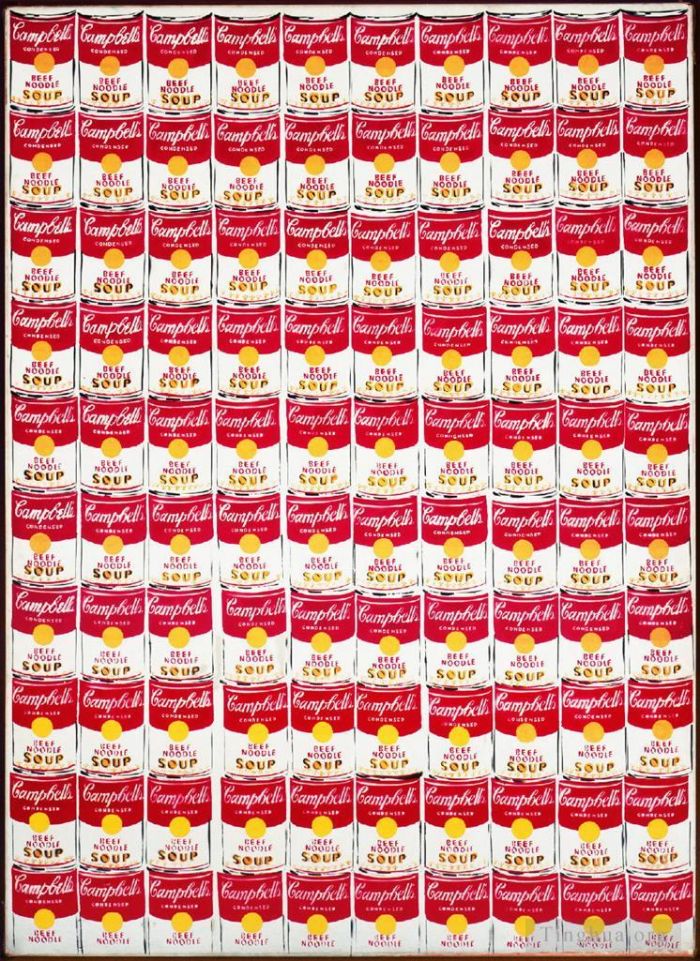 Andy Warhol's Contemporary Various Paintings - 100 Cans