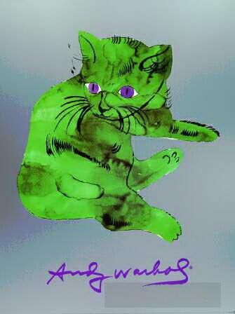 Andy Warhol's Contemporary Various Paintings - A Cat Named Sam