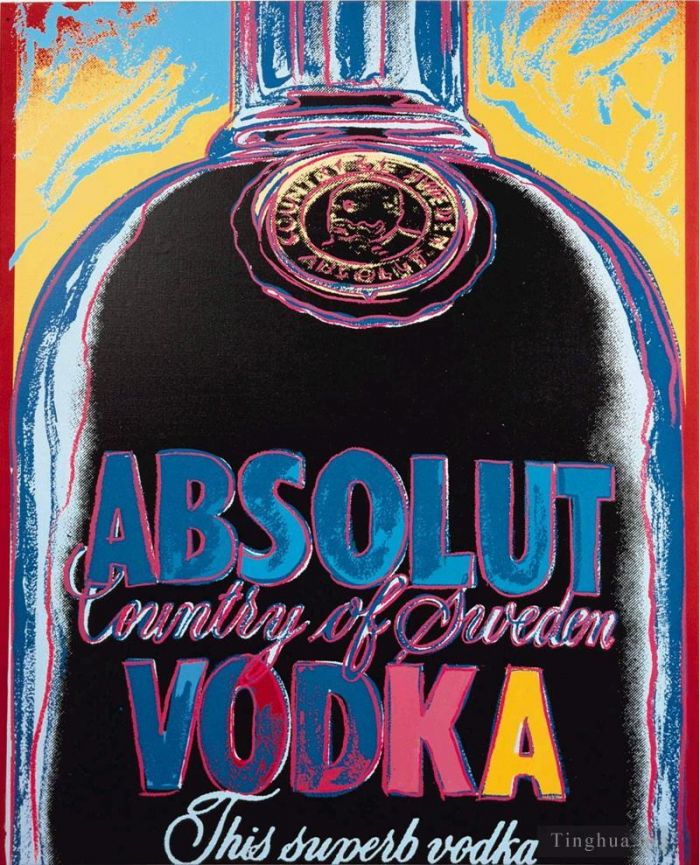 Andy Warhol's Contemporary Various Paintings - Absolut Vodka