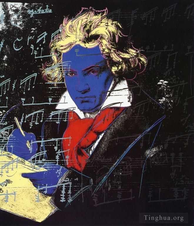 Andy Warhol's Contemporary Various Paintings - Beethoven