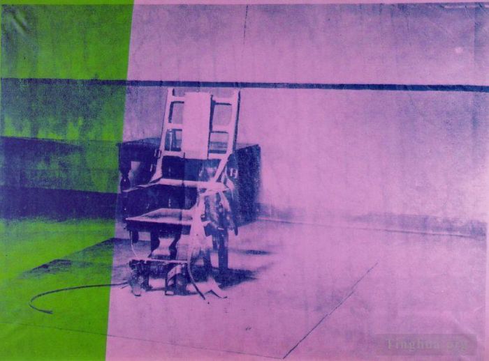 Andy Warhol's Contemporary Various Paintings - Big electric chair