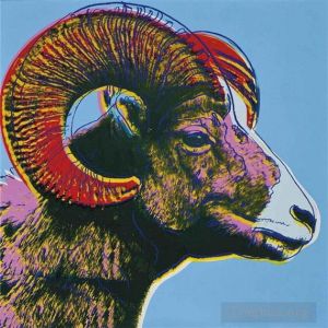 Contemporary Artwork by Andy Warhol - Bighorn Ram Endangered Species