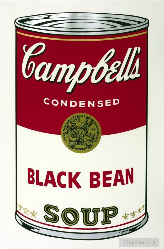 Andy Warhol's Contemporary Various Paintings - Black Bean