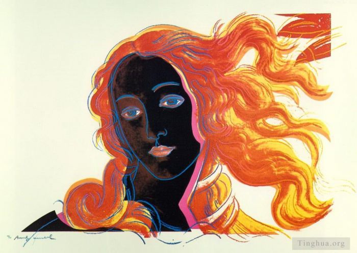 Andy Warhol's Contemporary Various Paintings - Botticelli dettaglio