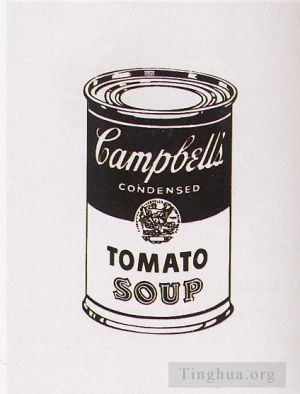 Contemporary Paintings - Campbell s Soup Can Tomato Retrospective Series