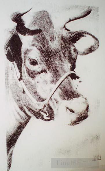 Andy Warhol's Contemporary Various Paintings - Cow grey
