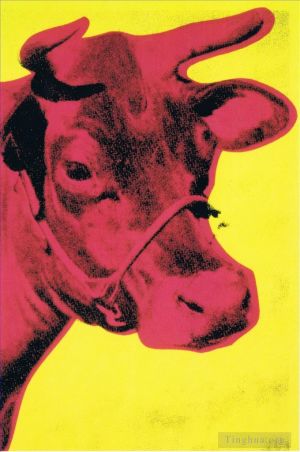 Contemporary Paintings - Cow yellow