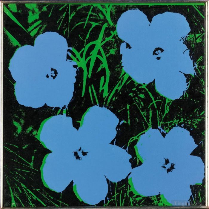 Andy Warhol's Contemporary Various Paintings - Flowers 2