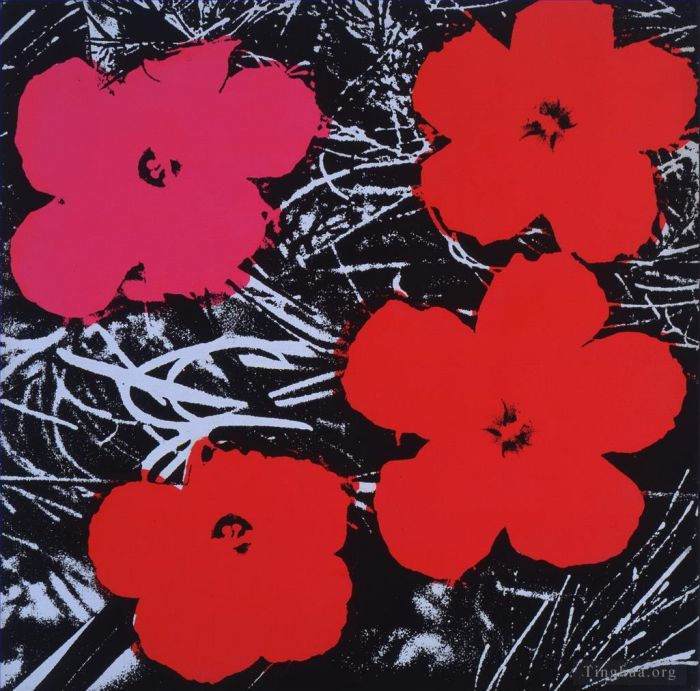 Andy Warhol's Contemporary Various Paintings - Flowers 3