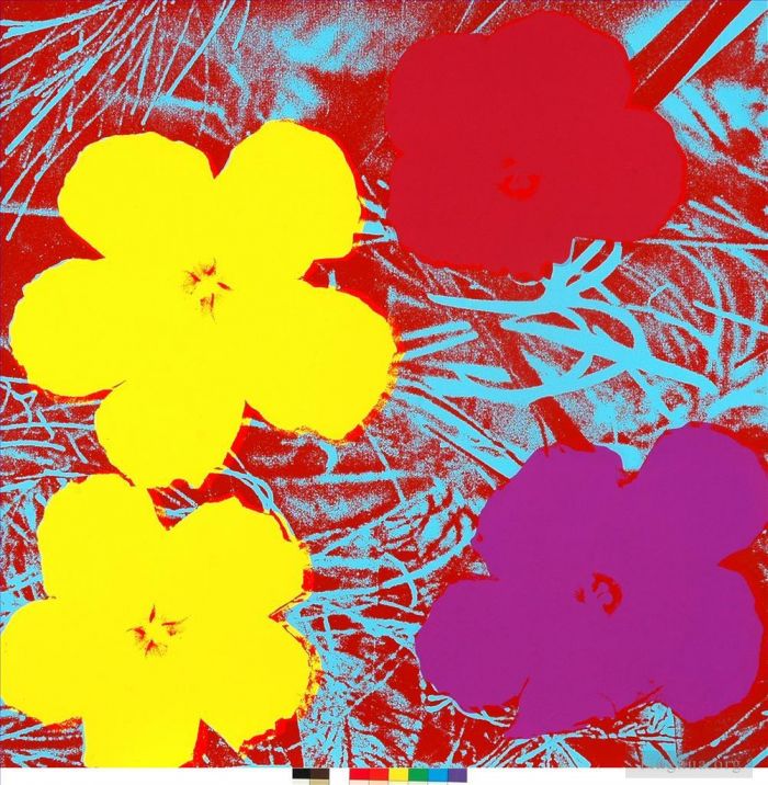Andy Warhol's Contemporary Various Paintings - Flowers 5
