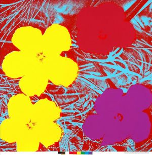 Contemporary Artwork by Andy Warhol - Flowers 5