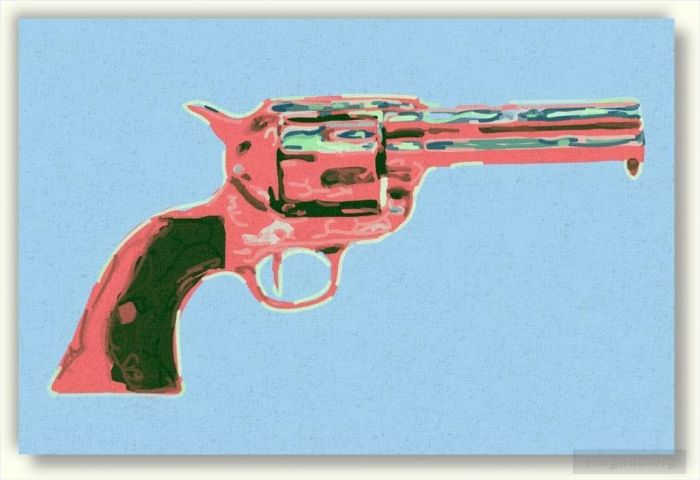 Andy Warhol's Contemporary Various Paintings - Gun 4