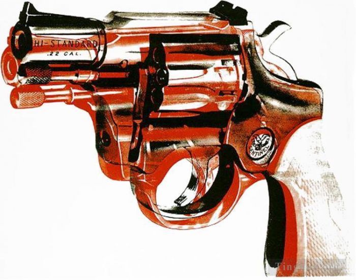 Andy Warhol's Contemporary Various Paintings - Gun 7