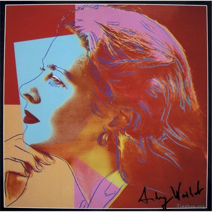 Andy Warhol's Contemporary Various Paintings - Ingrid Bergman as Herself 2