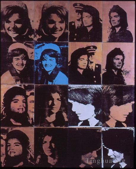 Andy Warhol's Contemporary Various Paintings - Jackie 2
