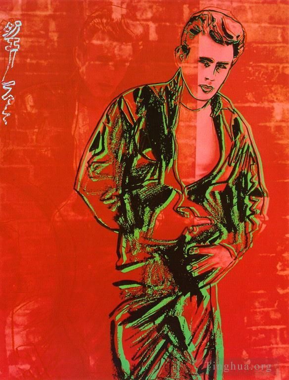 Andy Warhol's Contemporary Various Paintings - James Dean