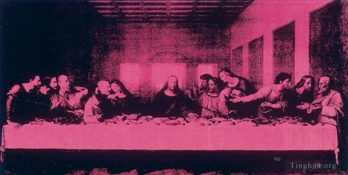Andy Warhol's Contemporary Various Paintings - Last Supper Purple