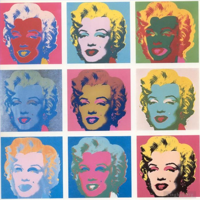 Andy Warhol's Contemporary Various Paintings - Marilyn Monroe List