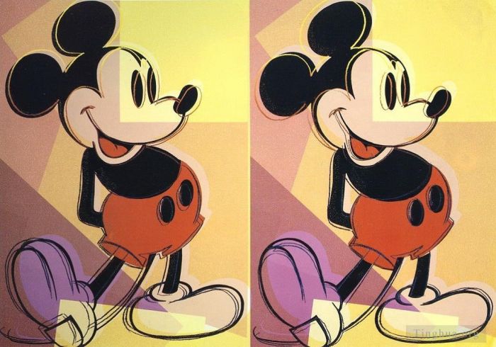 Andy Warhol's Contemporary Various Paintings - Mickey