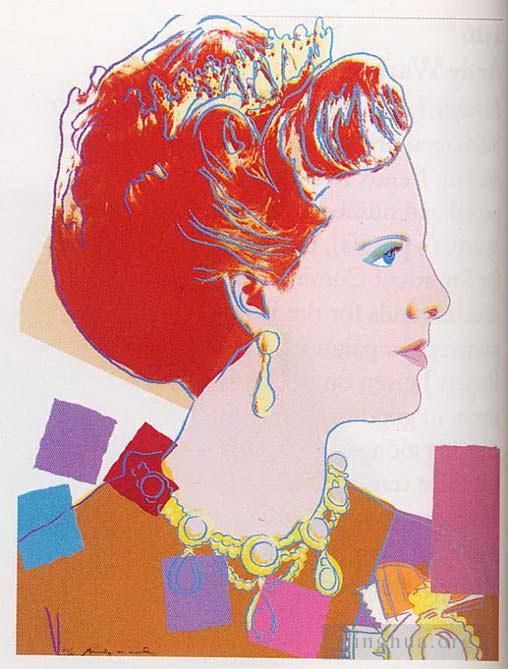 Andy Warhol's Contemporary Various Paintings - Queen Margrethe II Of Denmark