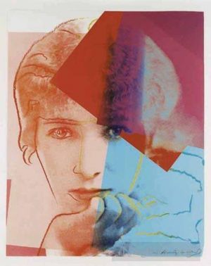 Contemporary Artwork by Andy Warhol - Sarah Bernhardt