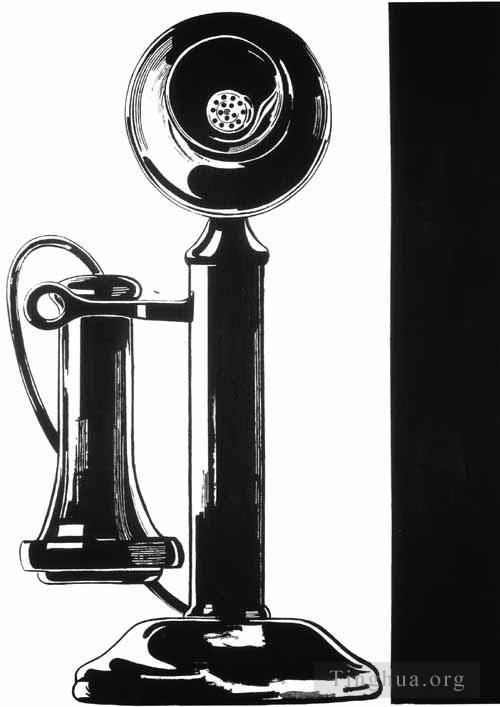 Andy Warhol's Contemporary Various Paintings - Telephone